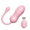 vibrators Cream Egg Skipping Rekkend en vibrerend Draadloze afstandsbediening