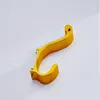 Aluminum alloy Hooks Kitchen Door Rear Coat Wall Hooks For Clothes Bathroom Hardware Accessories