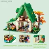 Block 546-547PCS Christmas Dream Windmill House Building Blocks Diy Doll House Newyear Halloween Decoration Bricks For Children Gifts R231208