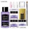 Nail Art Kits Acryl Kit Nägel Pulver Maniküre Set Profesional mit flüssigem Monomer Pinselspitzen für Verlängerung Drop Delive Lieferung Heal Ot6Kb