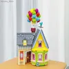 Blöcke Creative Expert Flying House Ballonhaus Modell kompatibel 43217 Moc Buiilding Block Bricks Pädagogische Kinderspielzeug Geschenke 598 Stück R231208