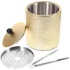 Ice Buckets And Coolers 1PC Stainless Steel Ice Bucket Thickened Champagne Wine Bucket Wine Bucket 231207