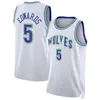 Maillot de basket-ball Anthony Edwards Minnesota''Timberwolves''2023-24 pour hommes et femmes, maillot de ville de sport S-XXL