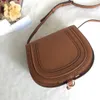 Original av hög kvalitet Marcie Woody Saddles Bag designer Bag Luxury Handbag Classic Flip Bags Women Tote Cowskin Leather Hobo Classic Messenger Shoulder Bags