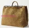 Andiamo Designer-tassen voor dames BottegavVeneta Totes-tassen Leer geweven handtassen Paris Week China 24 Spring Woven Large Leather Handbag 6200 WN-DXRO