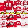 #88 Patrick Kane Reverse Retro Hockey Jersey #93 Alex Debrincat Dylan Larkin Moritz Seider David Perron Gordie Howe Pavel Datsyuk Steve Yzer