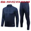 Survêtement pour enfants Costume d'entraînement 23 24 RICE HAVERTZ SAKA MARTINELLI SALIBA HAALAND GREALISH STERLING ensemble de football ensemble de football taille enfants 10 12 14 16 18