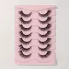 7 Pairs Separated False Eyelashes Fluffy Wispy Natural Volume Curly Lash Extension For Daily Dating Party Makeup Use Gift For Girls And Women