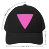 Kulkapslar rosa triangel lesbisk baseball mössa hård hatt termisk visir manlig kvinnor