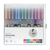 Farbiges Gelschreiber-Set, Kawaii-Blau, 0,5 mm, Kugelschreiber für Tagebuch, niedliches Schulmaterial, koreanisches Briefpapier