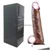 Masr Strap On Dildo realistici per le donne Big Dick Toys Enorme pene con ventosa Gay Lesbian Adt Prodotti Consegna di goccia Dhf4L