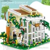 Blöcke 1506 Stück Stadt Street View Sonnenschein Ökologischer Park Haus Modell Bausteine LED-Licht Architektur Ziegel Kinderspielzeug Geschenke R231208