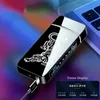 Ny metallelektrisk tvärbåge USB -laddning Vindtät Flamess Pulse Plasma Tändare LED -strömförsörjning Pekskärm Mäns gåva