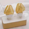 Dangle Earrings 2023 Trendy Jewelry Geometric Crystal Statement Big Drop Earring For Women Party Birthday Wedding Gifts