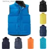 Men's Vests 2023 Fashion Men Vest Down cotton waistcoat designs Mens and women's No Sleeveles's Jacket puffer Autumn Winter Casual Q231211