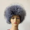 Bandeaux BEIZIRU véritable bandeau de fourrure femmes hiver mode chapeaux bandeau de cheveux accessori pour fille 231207