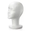 Heads Fashion Female White Foam Mannequin Hat Cap Wig Donomina Display Holder Model Training Head Mannequins 231208