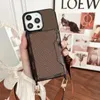 Fashion Designer Phone Cases for iPhone 15 15pro 14 14Pro 14plus 13 13Pro 12 12Pro 11 Pro max Leather Credit Card Holder Luxury Cellphone Case Cover with Samsung S23