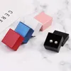 Gift Wrap 24Pcs 5x5x3cm White Jewery Organizer Box High Quality Paper Earrings Storage Small Ring For Jewellery 5Colors