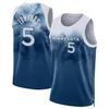 Maillot de basket-ball Anthony Edwards Minnesota''Timberwolves''2023-24 pour hommes et femmes, maillot de ville de sport S-XXL