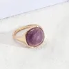 Clusterringen Vierkant Geometrisch Kristal Maansteen Tijgeroog Steen Band Minimalistische Stijl Partij Dating Bruiloft Sieraden Voor Vrouwen Op maat