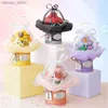 Blocks Loz Kreative Welle Ball Blume Ewige Blume Holding Bundle Baustein Rose Sonnenblume Mit Beleuchtung Sets Spielzeug Für Mädchen Geschenke R231208