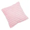 Housse de coussin de couleur unie, taie d'oreiller confortable, housse de protection