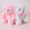 Plush Light Up Toys 22cm ملونة متوهجة دمية مضيئة طفل محشوة إضاءة الدب Bear جميلة كرار كاريكاتير هدايا عيد الميلاد للفتيات 231207