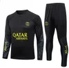 23 24 Mbappe Soccer Jersey Tracksuit Classic Style Sergio Ramos Marquinhos Verratti Icardi Di Maria Draxler vuxna barn fotboll Paris traskdräkt