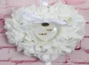 Dekorativa blommor kransar 1st Romantic HeartShape Rose Wedding Decor Valentine039S Day Gift Ring Bearer Pillow Cushion Pin4269244