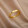 Cluster Ringen Kleine Beginletter Voor Vrouwen Roestvrij Staal Dunne Vinger Ring 2023 Trend A-Z Alfabet Paar Bruiloft Esthetische Sieraden