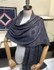 Sciarpe Moda Donna Camelia Fiore Lavorato a maglia Lana Cashmere Sciarpa Bandana avvolgente con scialle Pashmina invernale