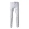 Erkek kot pantolon slim fit moda erkek kot pantolon ile kot pantolon moda marka kısa tozluklar gündelik pantolonlar beyaz