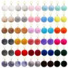 Porte-clés 50 pièces Set Pom Porte-clés Fluffy Fausse Fourrure Pompons Avec Anneau Fendu Et Porte-clés Pour Accessoires De Charme De SacKeychains Keycha249P