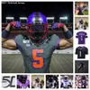 2023 NCAA TCU Horned Frogs voetbalshirt 4 Namdi Obiazor 71 Marcus Williams 50 Brione Ramsey-Brooks 9 Emani Bailey 99 Soni Misi 10 Thomas Armstrong 54 Quinton Harris