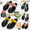 Luxury Men Woman Classic sandals slippers Summer Rubber shoe beach Slides letter Flat heel designer Metal button Lazy lady Loafers Flip flops