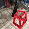 Pedais de bicicleta pedal fibra ampliada fibra de náilon ultraleve selo du rolamento bmx mtb pedais acessórios 231208