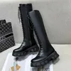 Buty damskie wysokie buty białe pu skórzane kolano wysokie buty żeńska moda koronkowa platforma Botas Mujer uda wysokie buty Rozmiar 43 231207