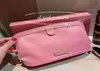 24X14X8CM clássico P fivela rosa bolsa de armazenamento de maquiagem bolsa cosmética com caixa de presente organizador de coleção239h9603955