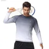 T-shirt da uomo T-shirt da uomo a maniche lunghe UPF 50+ Rash Guard Tee Camicia di protezione solare UV per pesca sportiva Escursionismo Allenamento Maglia pullover all'aperto L231208