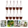 Vazen 10 Sets Outdoor ChlorophyTum Pot Indoor Hanging Planter kinderkamer Basket Orchid Plastic Decoratieve bloemenpot