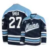 Eduards 34 Tralmaks Maine Black Bears College Hockey Jersey Adam Dawe Jacob Schmidt Svejstrup Mitchell Fossier Patrick Shea Ryan Smith Tim