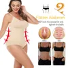 Sexy Shapewear Bodysuit Women Spaghetti Strap Underwear Slimming Waist Trainer Tummy Control Top Open Crotch Briefs Body Shaper