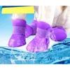 Vêtements de chien Chaussures de pluie Pet imperméable anti-dérapant botte en caoutchouc pour chat chiot petit moyen grand chiens Rainhoes Chaussure Pour ChienAccessoire