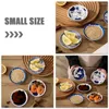 Plates 4 Pcs Soy Sauce Dish Appetizer Plate Small Ceramic Ceramics Dessert Olive Oil Dipping Dishes