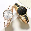 Inne zegarki Nibosi Kobiet WIDT Watch Ceramiczna Bransoletka Panie Kreatywne dla żeńskiego zegara Relogio Feminino Montre Femme 231207