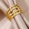 Cluster Rings Multi-layer For Women Opening Adjustable Stainless Steel Ring 2023 Trend In Wedding Jewelry Item Anillos