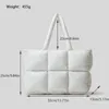 Sacs de soirée Design simple Sac léger en duvet pour femmes Mode Sac à main en coton Sac à main polyvalent Fourre-tout à bandoulière unique