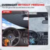 Magnétique voiture neige glace protecteur fenêtre pare-brise pare-soleil avant arrière pare-brise bloc couverture visière avec 5/9 aimants universels