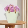 Vases Ceramic Flower Vase Decorative Purse For Flowers Bag Unique Dinning Shelf Table Kitchen Garden